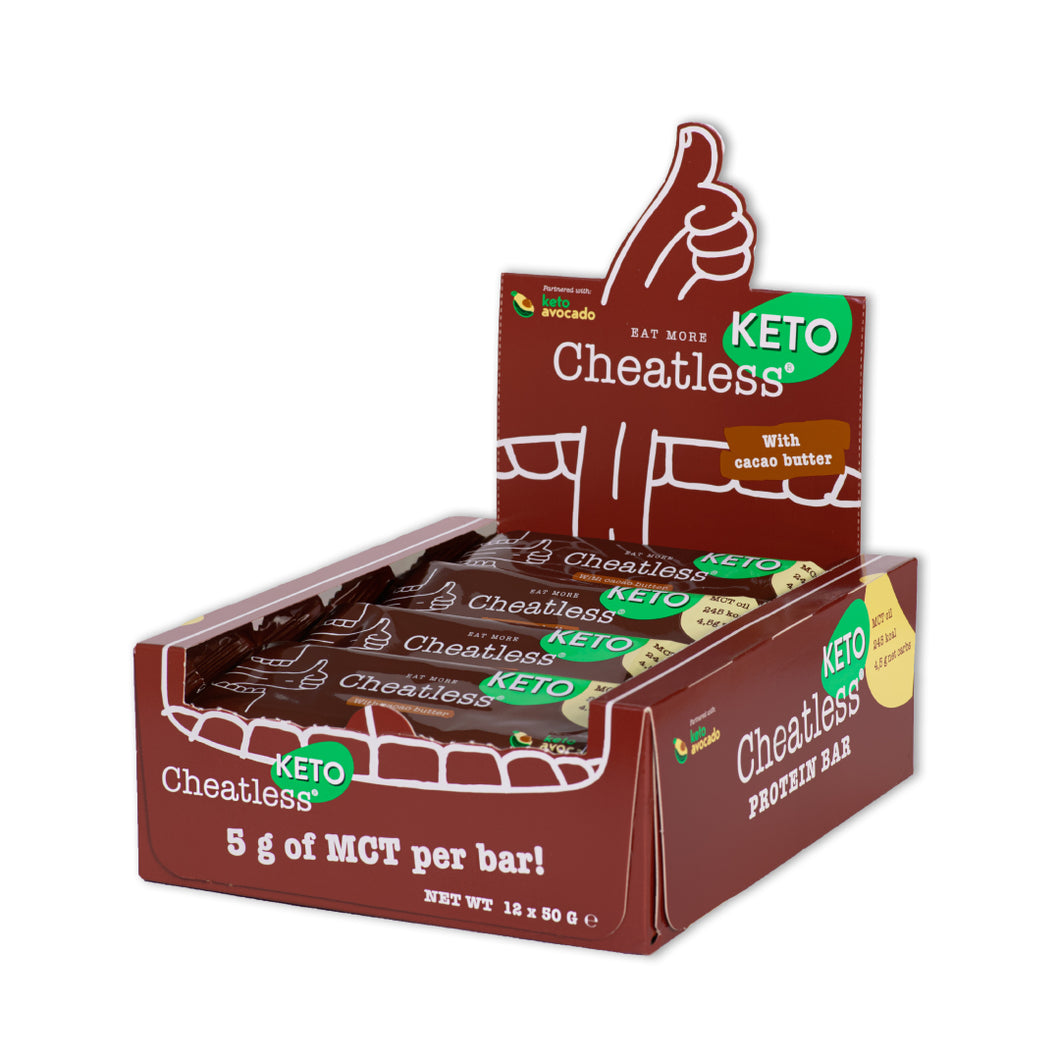 KETO bar with MCT oil Chocolate flavor (12 x 50 g)
